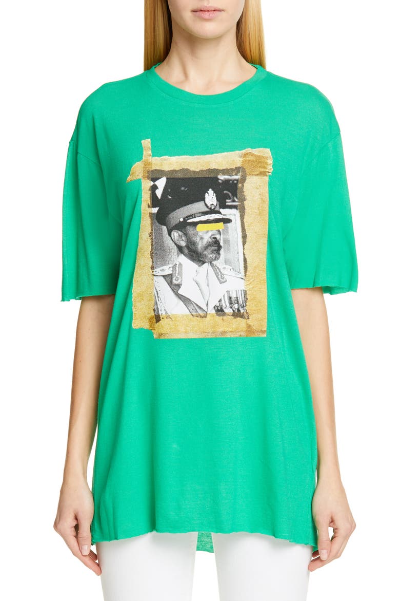 Relaxed Tee, Main, color, RASTA GREEN