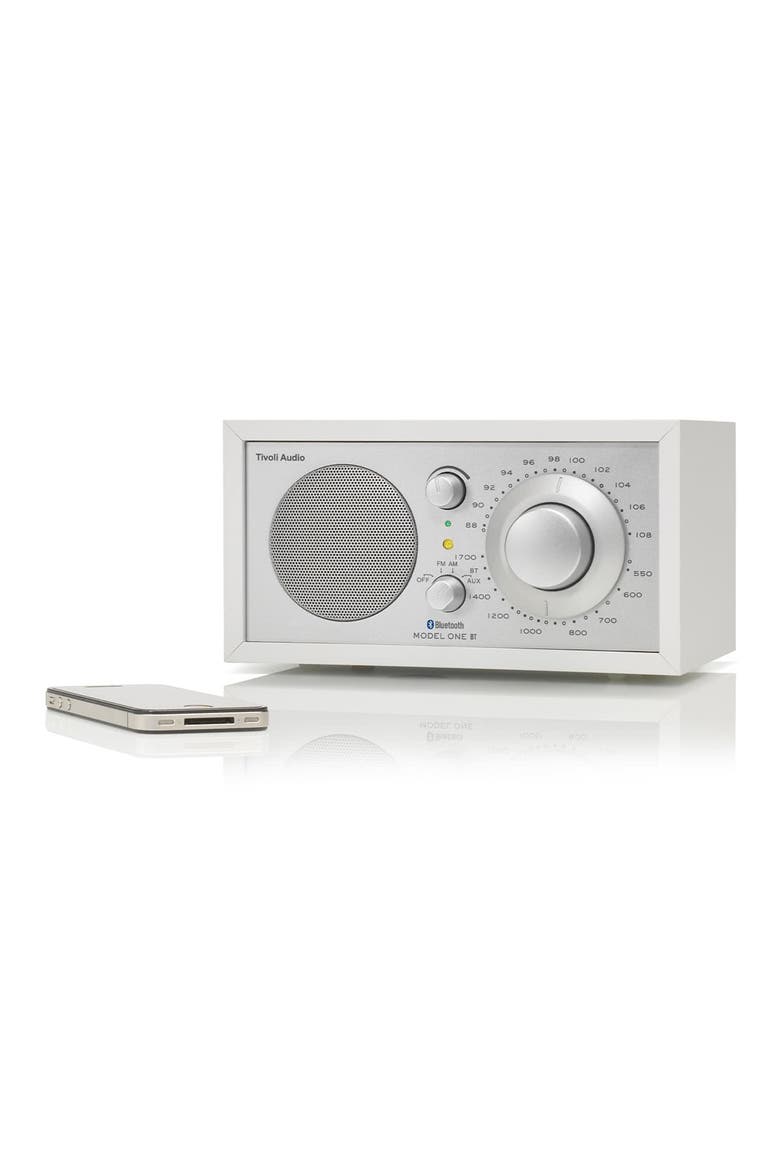 Model One AM/FM Radio with Internal Bluetooth Speaker, Alternate, color, White