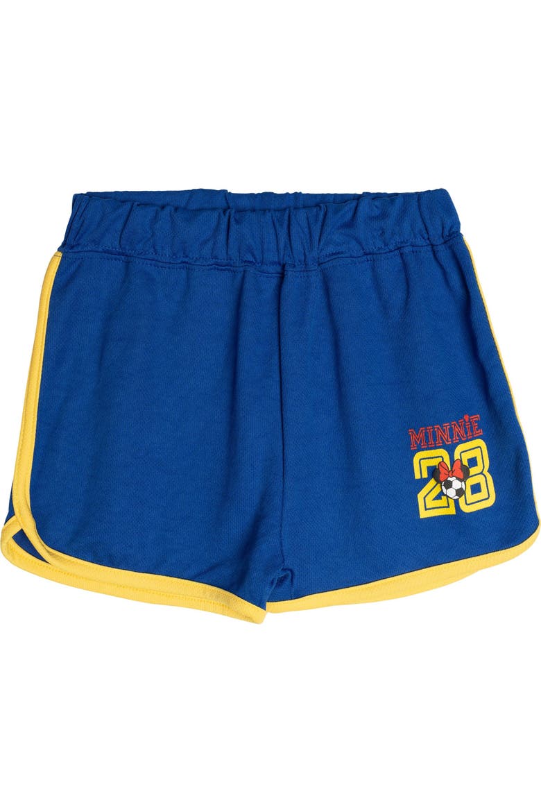 Minnie Mouse Soccer Jersey T-Shirt and Shorts Set, Alternate, color, Minnie Mouse Red Blue