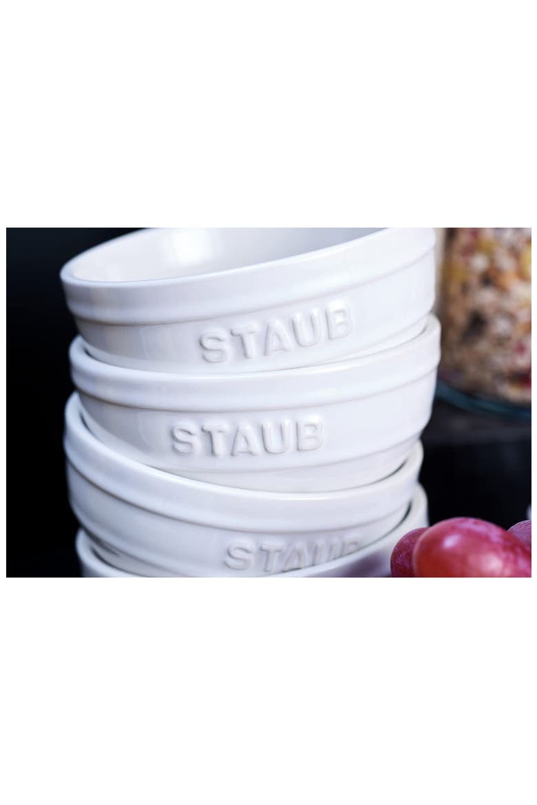 Large Ceramic Bowl, Alternate, color, WHITE