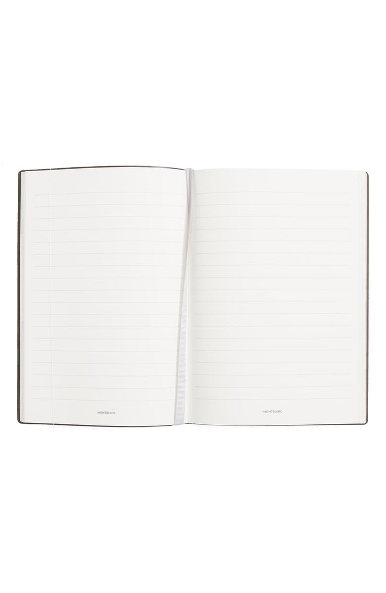 Montblanc Leather Lined Notebook, Alternate, color, 