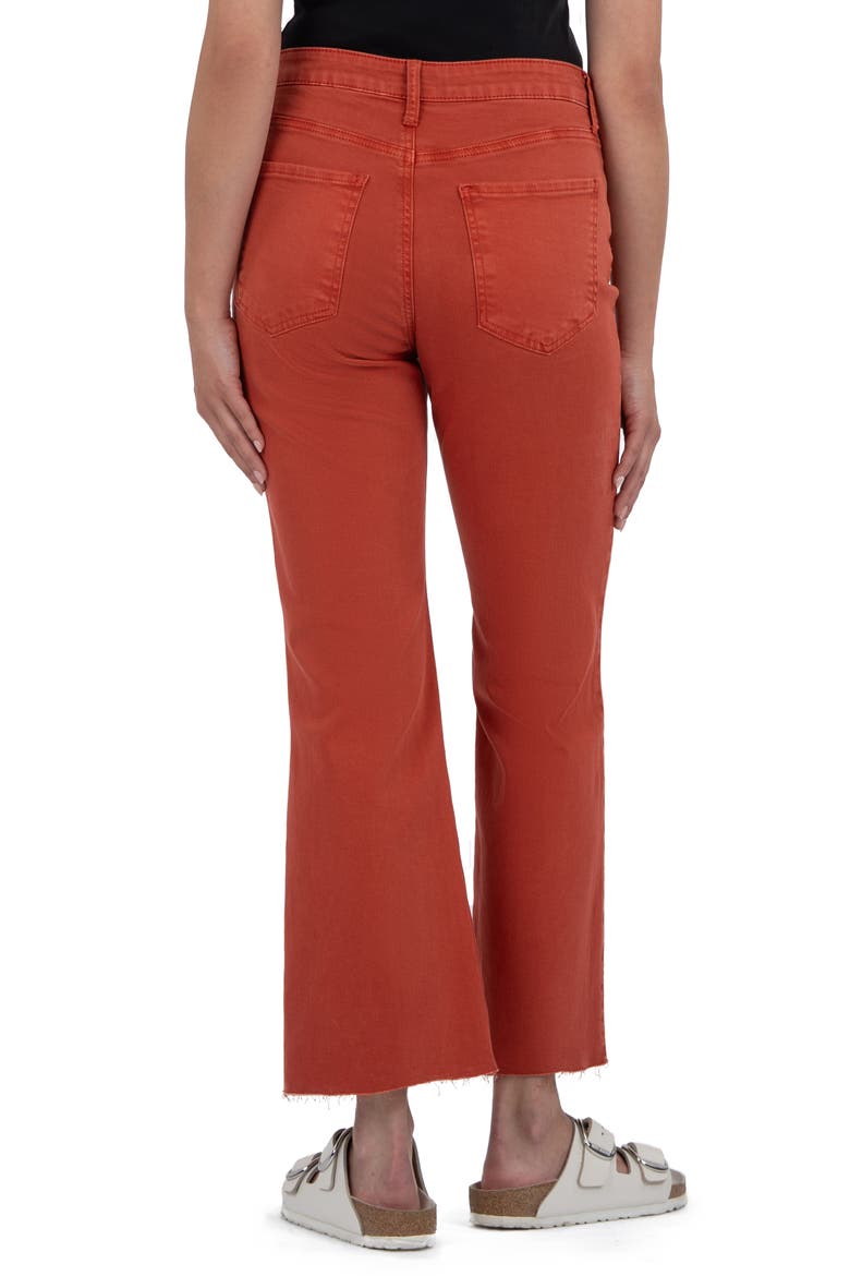Kelsey High Waist Flare Ankle Jeans, Alternate, color, CLAY