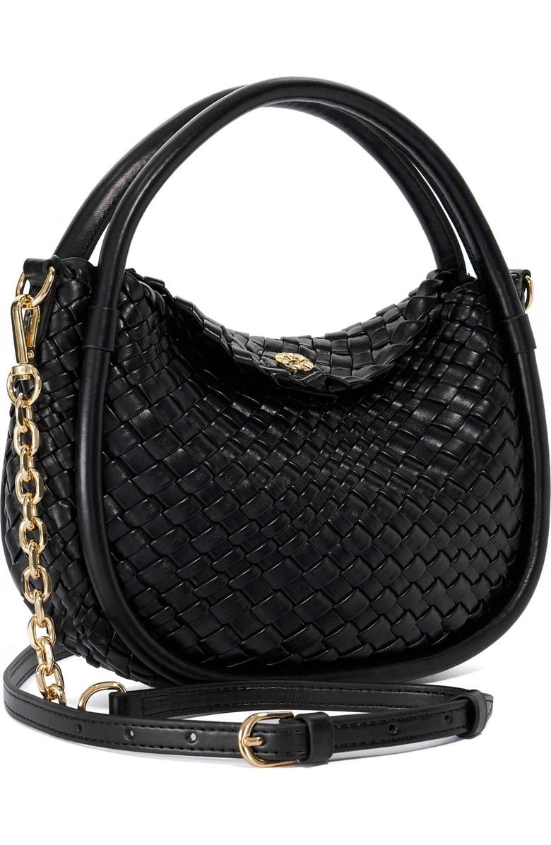 Dune London Dinideliberate Top Handle Bag, Alternate, color, Black