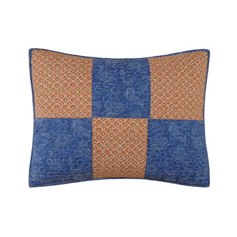 20" x 26" Bridget Cotton Standard Sham - Machine Washable