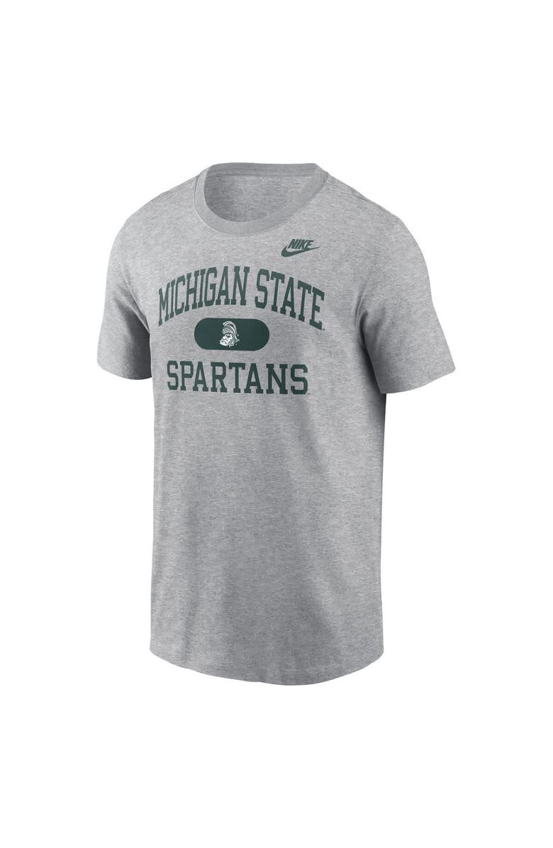 Nike Men's Nike Heather Gray Michigan State Spartans Legacy Alma Mater T-Shirt, Alternate, color, Heather Gray