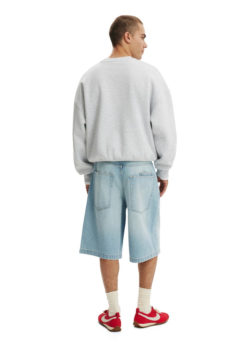 Men's Y2k Super Baggy Jort, Alternate, color, Dawn Blue