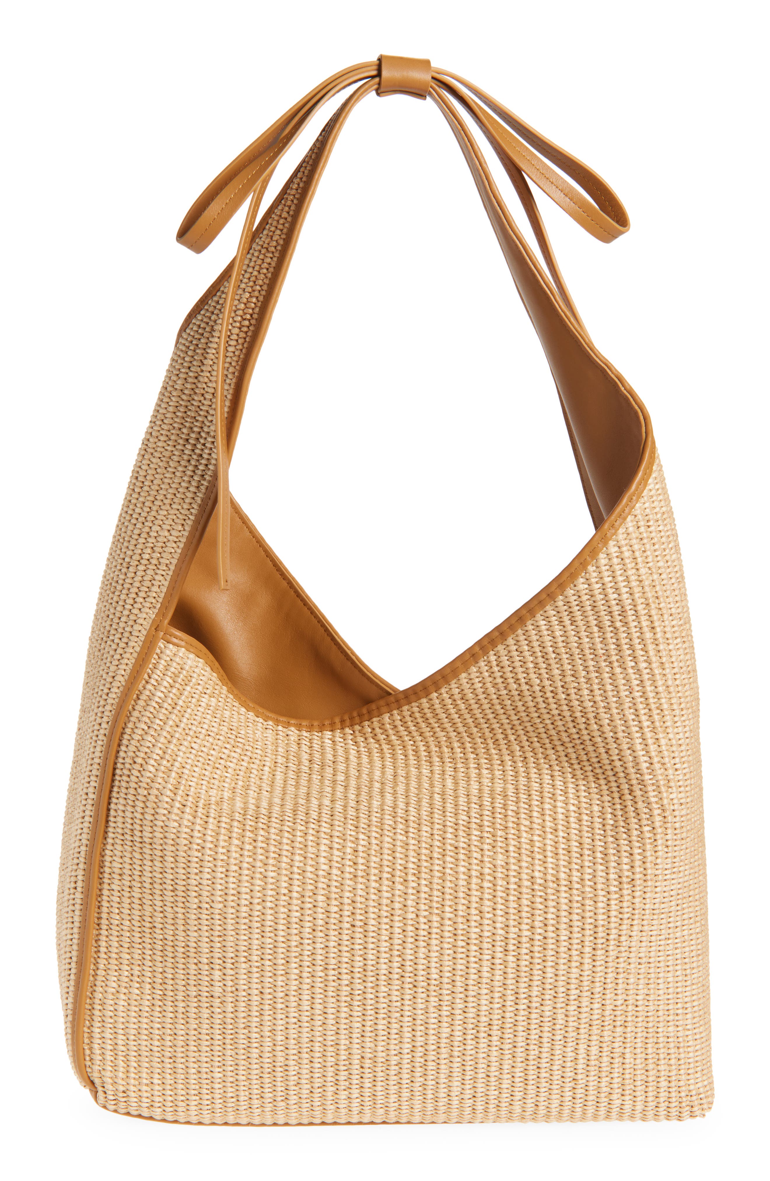 Reformation Medium Vittoria Woven Tote, Alternate, color, Natural Raffia