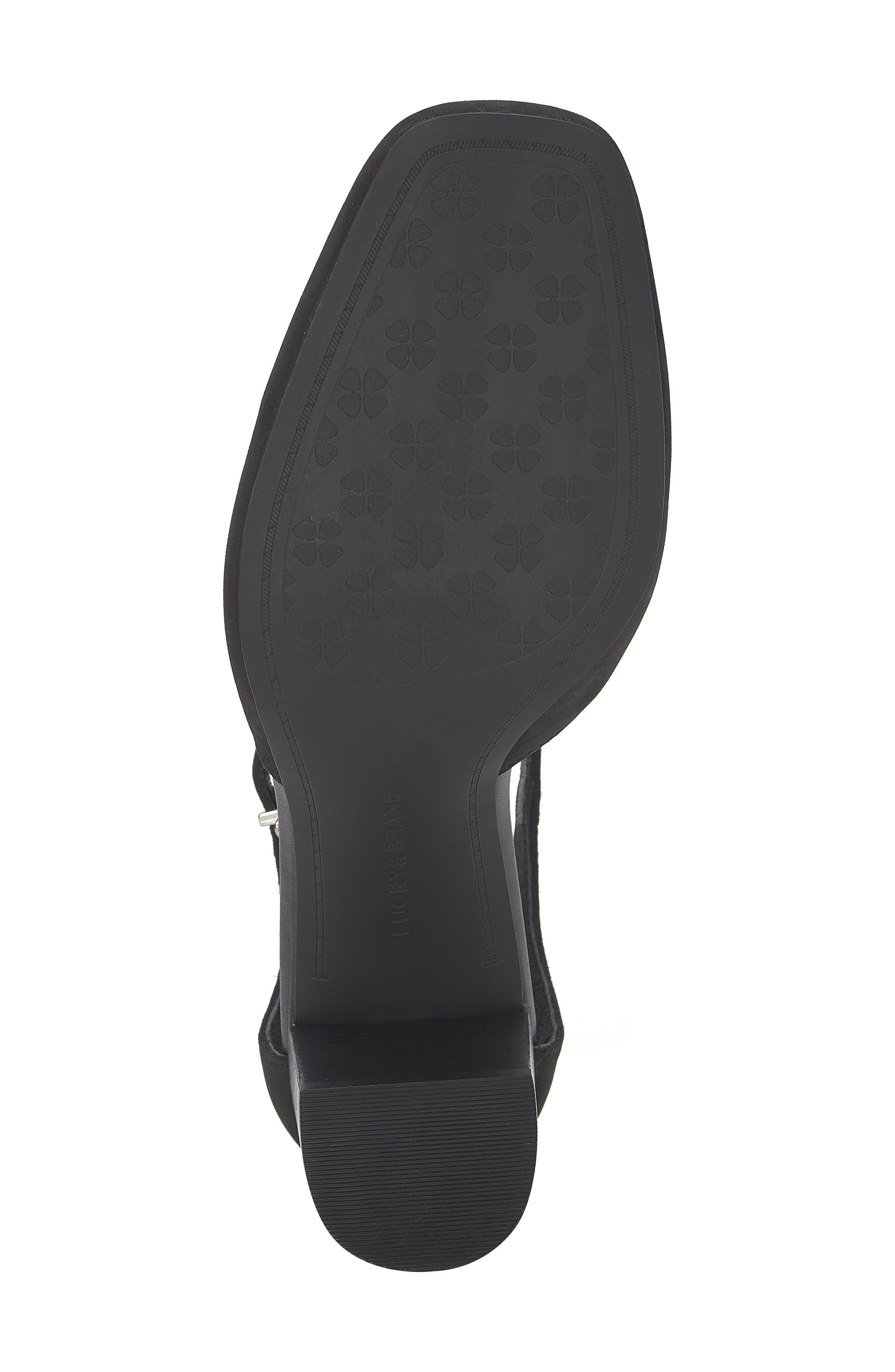 Lucky Brand Kanira Ankle Strap Pump, Alternate, color, Black Leather