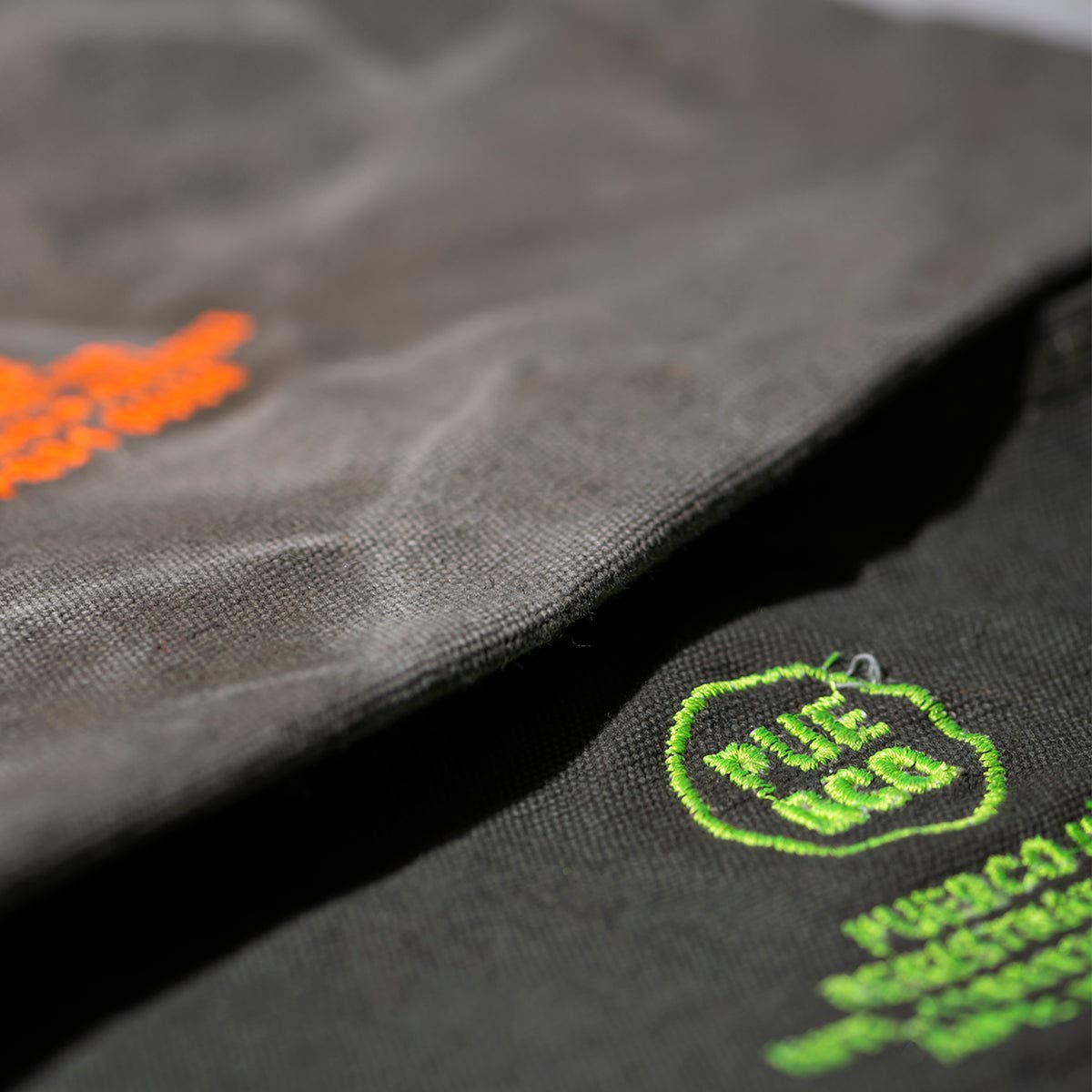 PUEBCO Vintage Tent Fabric Pouch, Alternate, color, Neon Green