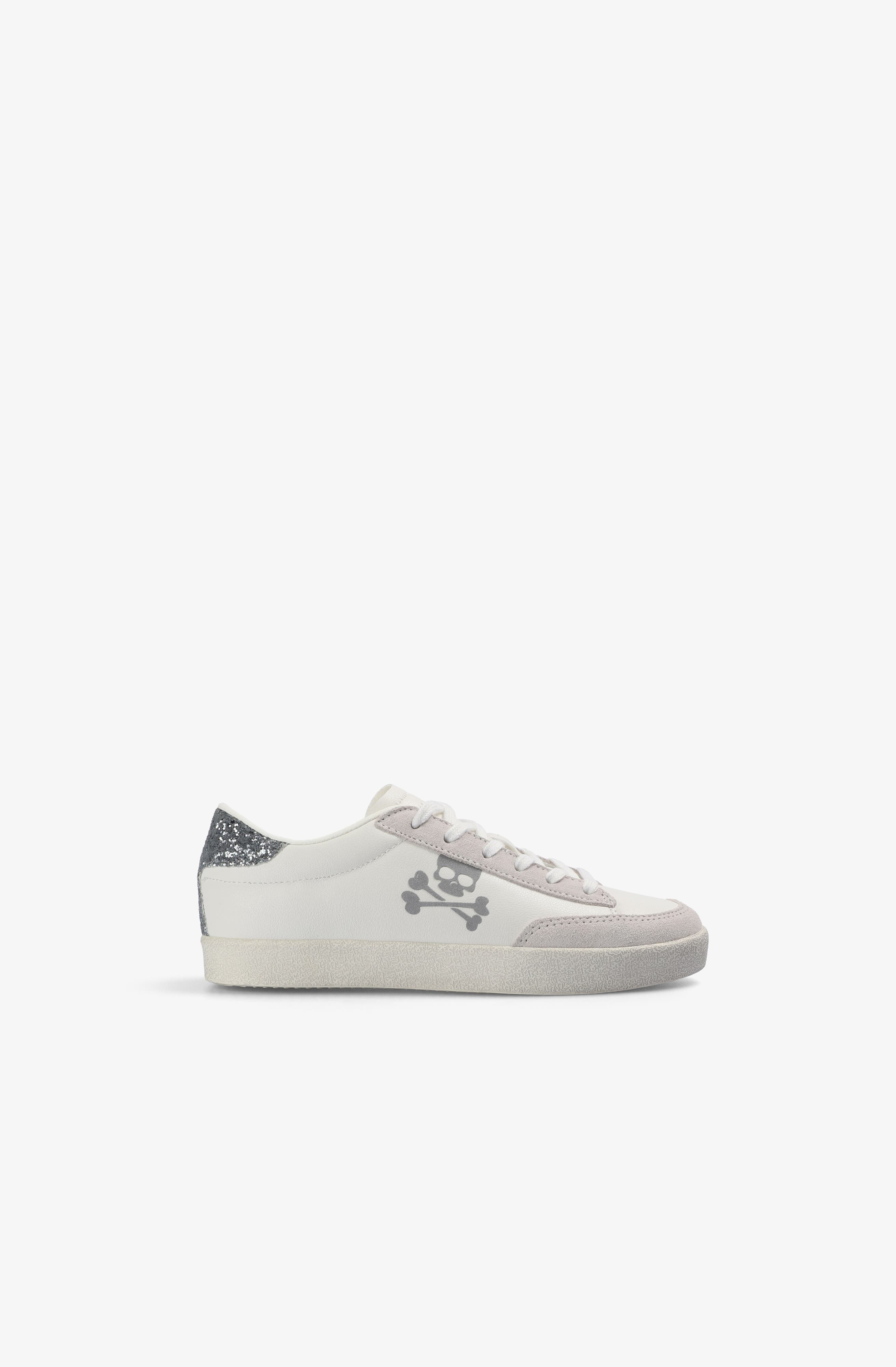 Scalpers New Gala Sneakers Girls, Main, color, Offwhitesilver