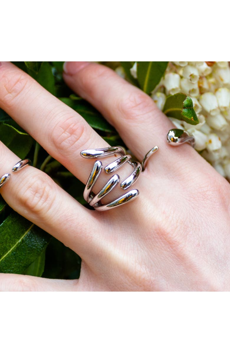 Lucy Quartermaine 6 Drop Ring, Alternate, color, Sterling Silver