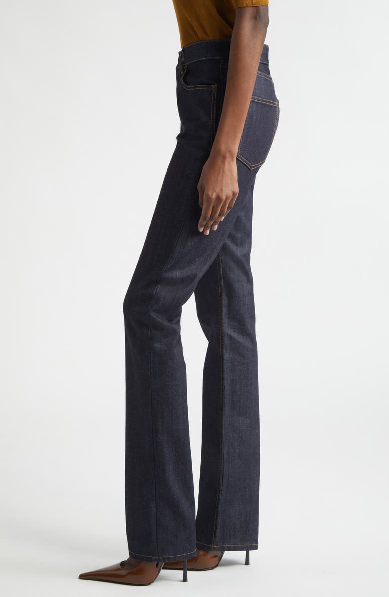 Saint Laurent '90s High Waist Slim Fit Jeans, Alternate, color, 