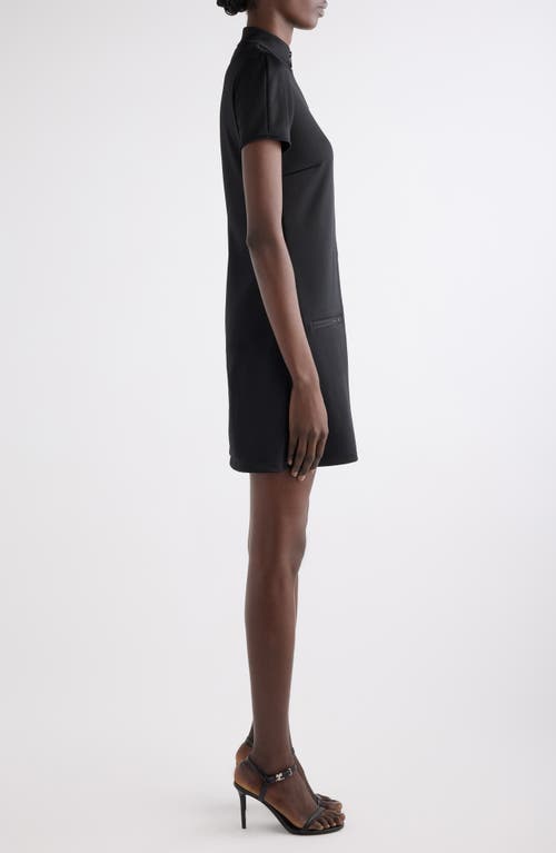 Courrèges Interlock Track Minidress In Black