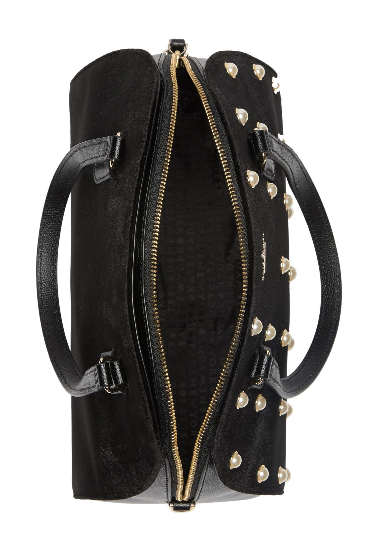 Kate Spade New York reiley velvet satchel, Alternate, color, 