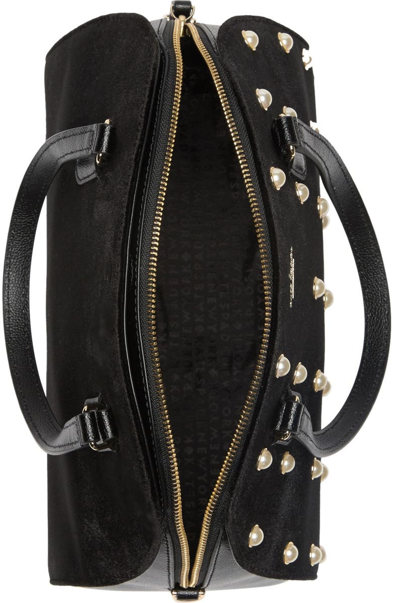 Kate Spade New York reiley velvet satchel, Alternate, color,