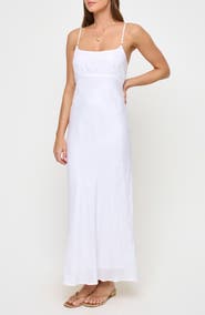 LSPACE Moonrise Linen Maxi Dress