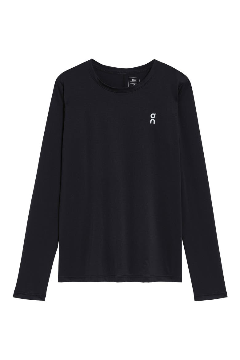 Core Long Sleeve Running T-Shirt, Alternate, color, BLACK