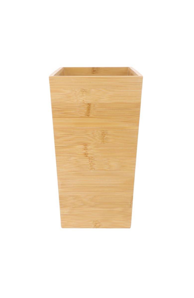 Megachef 10.5 x 5.75 Inch Rectangle Wood Waste Basket, Alternate, color, Bamboo