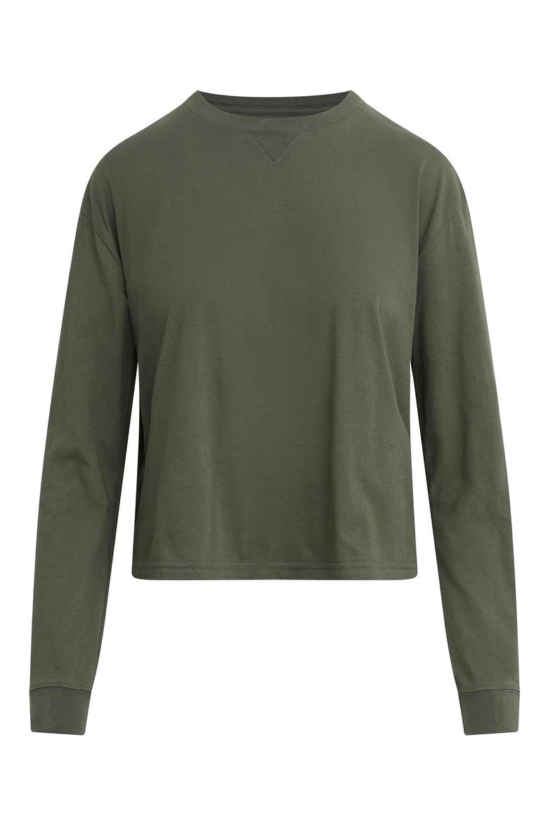 The Everyday Long Sleeve Top, Alternate, color, ARMY