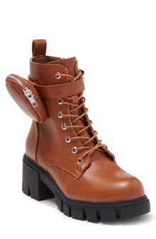 CHASE AND CHLOE ́ Side Pocket Combat Boot
