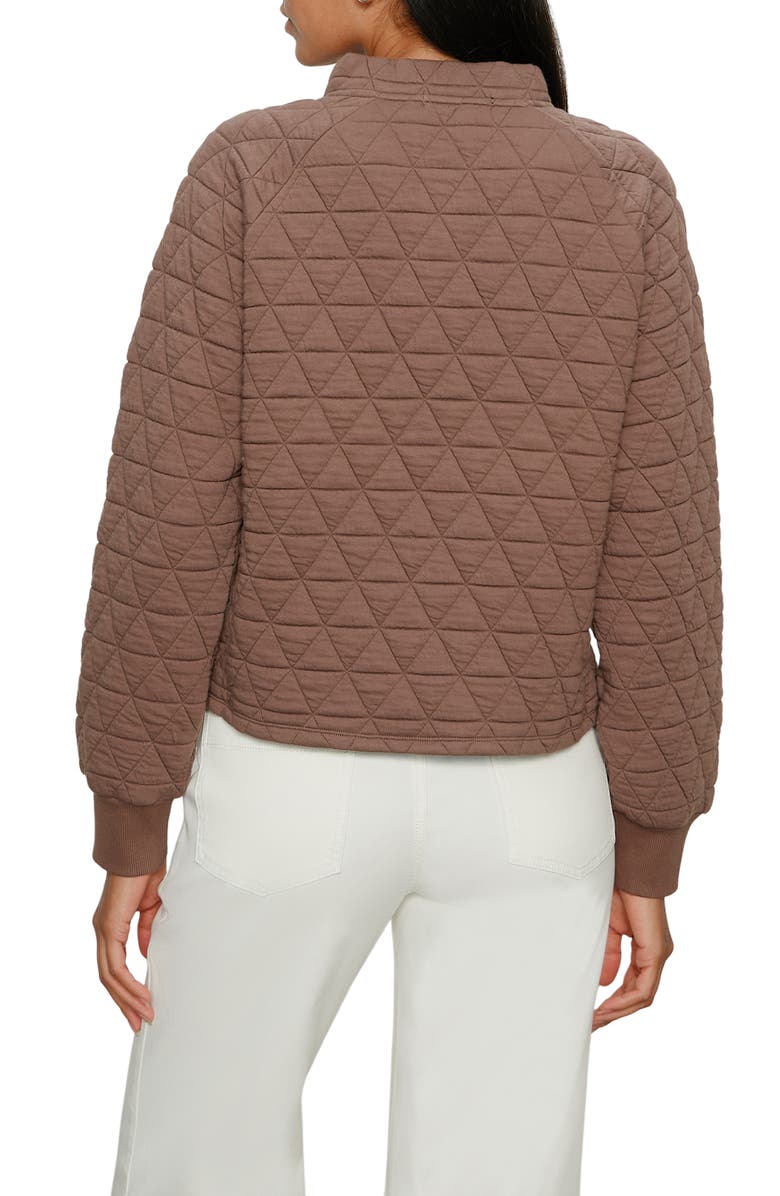 Sanctuary Quilted Sweatshirt, Alternate, color, Morel Brown