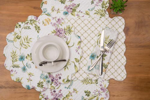 C & F Home C&f Home Carley Table Runner 14" X 51" In Green