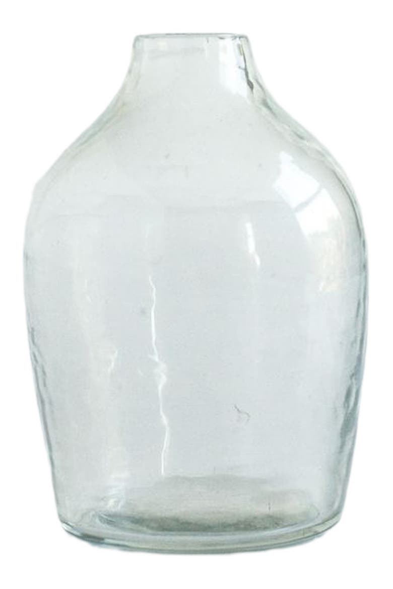 Hammered Glass Bud Vases - Set of 3, Alternate, color, Clear