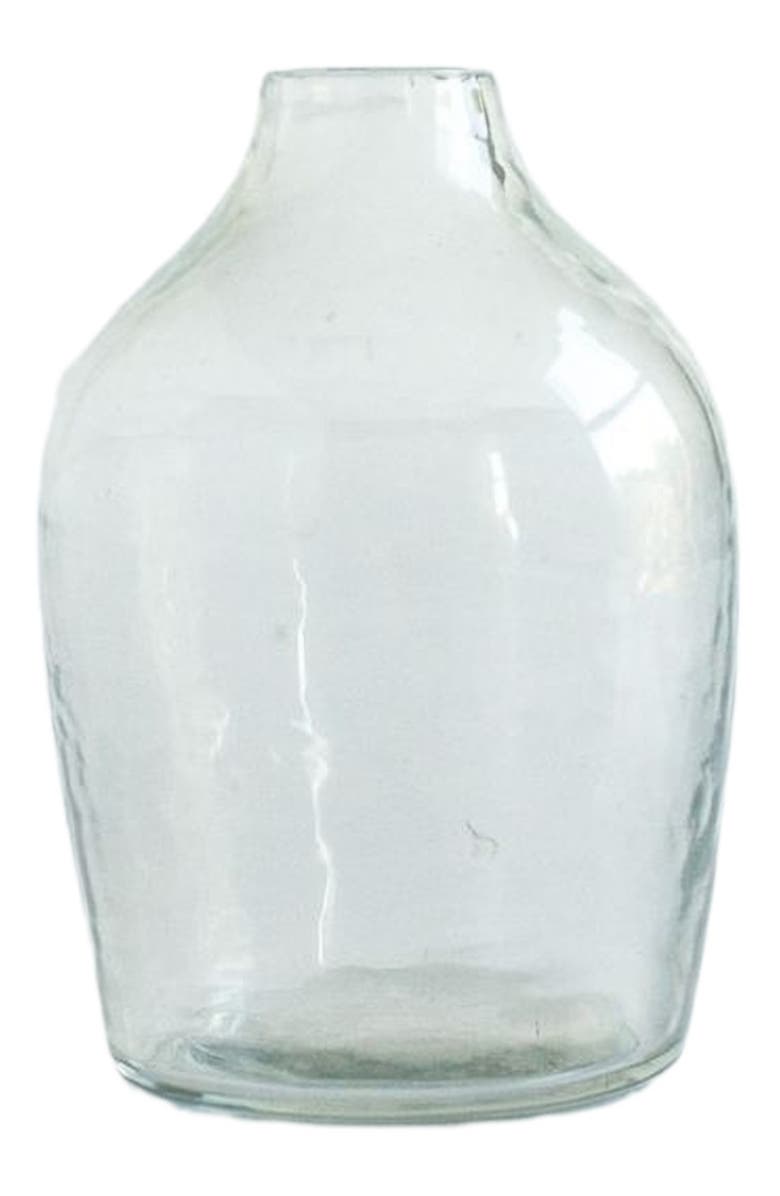 Creative Women S/3 Hammered Glass Bud Vases - Clear, Alternate, color, Clear