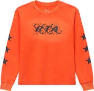 RtA Kids' Hollis Long Sleeve Cotton Graphic T-Shirt