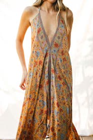 Sun Child Classic Silk Dress Polynesia