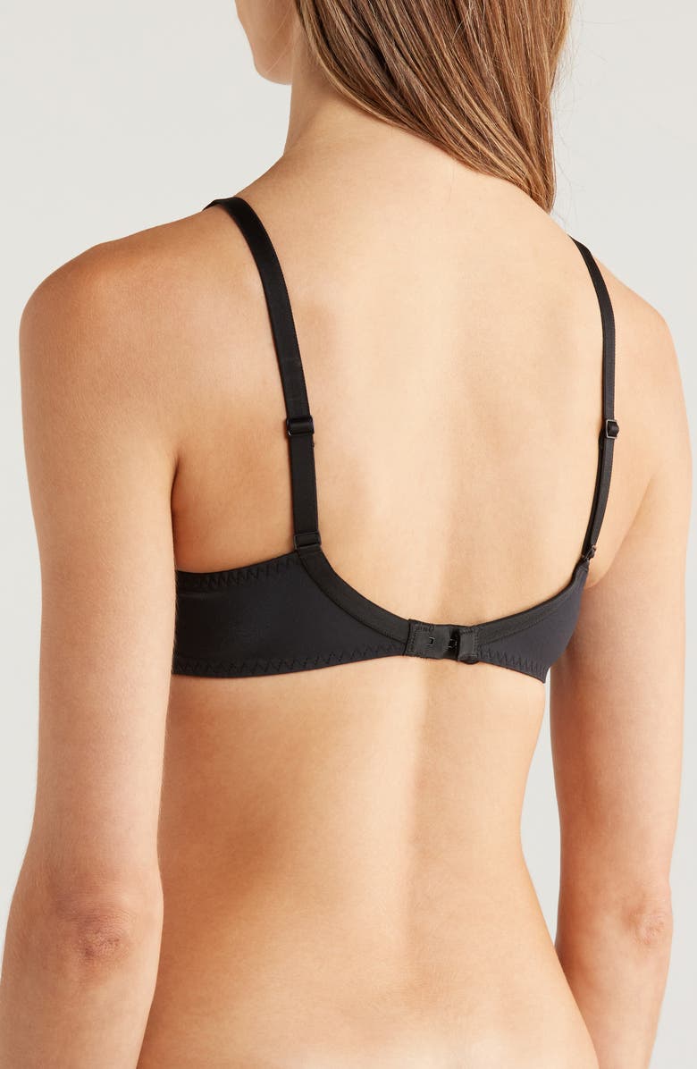 Simone Perele Andora Underwire Minimizer Bra, Alternate, color, Black