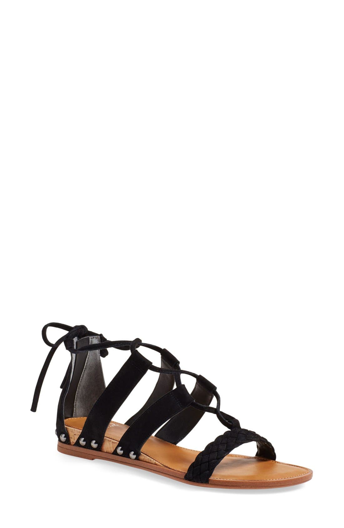 SARTO by Franco Sarto 'Pierson' Lace-Up Sandal, Main, color, 