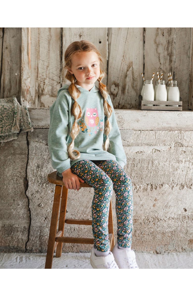 Deux par Deux Leggings with Flower, Alternate, color, 