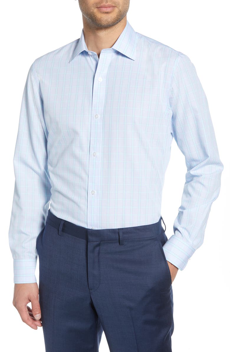 Bonobos Surfside Slim Fit Plaid Dress Shirt, Main, color, 