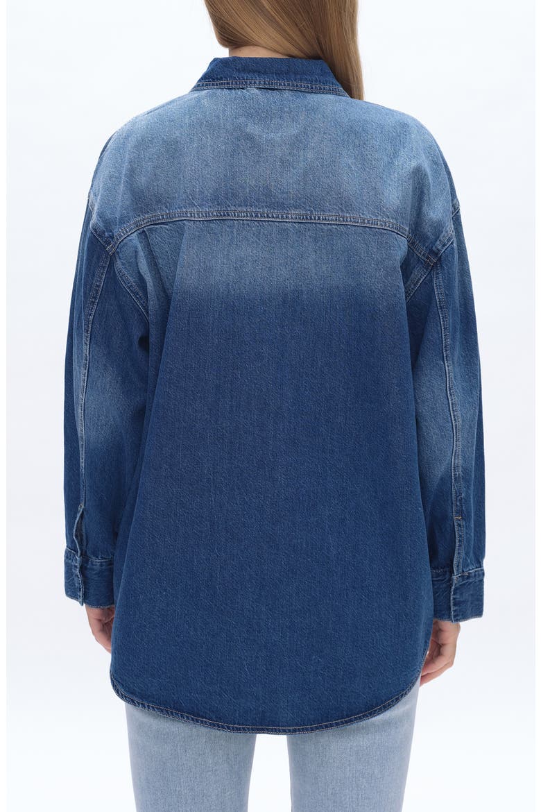 Oversize Denim Shirt Jacket, Alternate, color, SOFTY