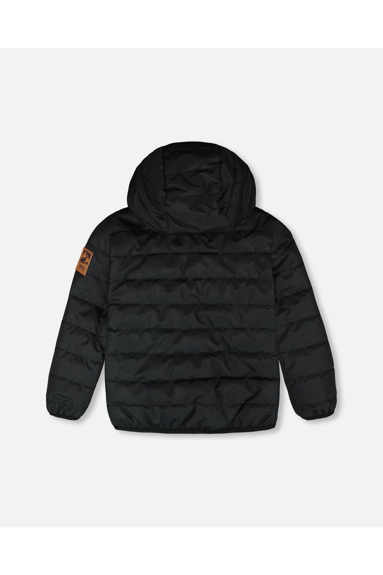 Quilted Mid-Season Jacket, Alternate, color, Black