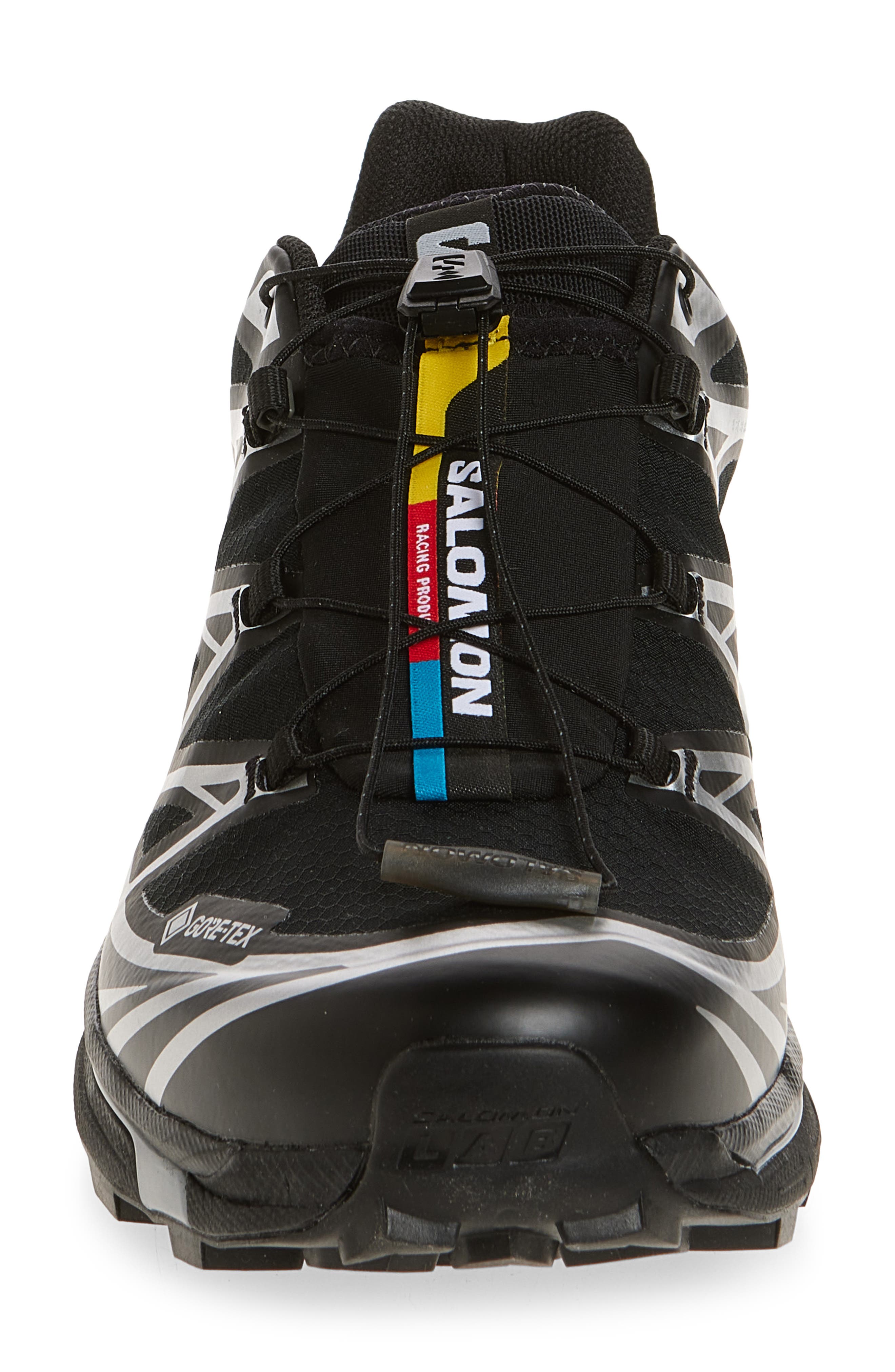 Salomon Gender Inclusive XT-6 Gore-Tex<sup>®</sup> Waterproof Sneaker, Alternate, color, Black/ Black/ Ftw Silver