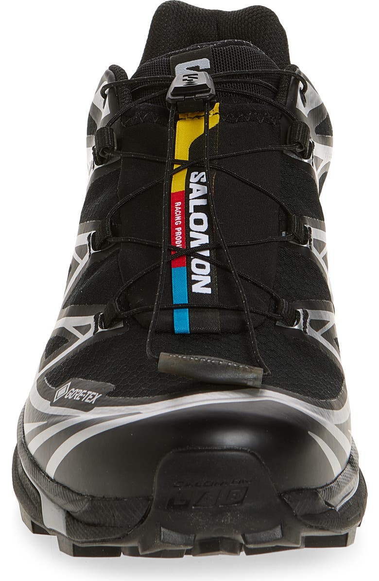 Salomon Gender Inclusive XT-6 Gore-Tex<sup>®</sup> Waterproof Sneaker, Alternate, color, Black/ Black/ Ftw Silver