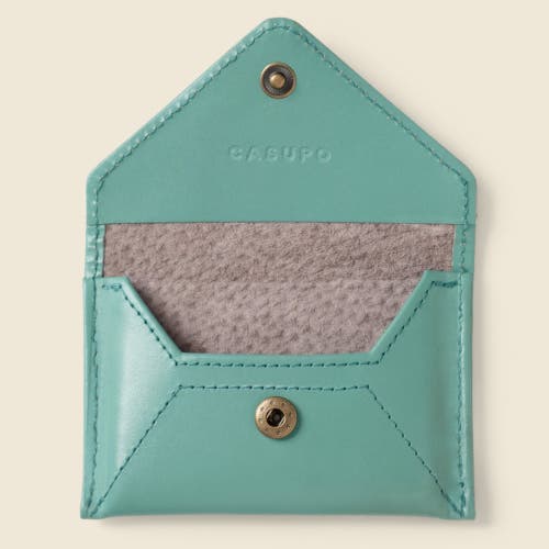 Casupo Mini Envelope Wallet With Rfid Protection In Blue
