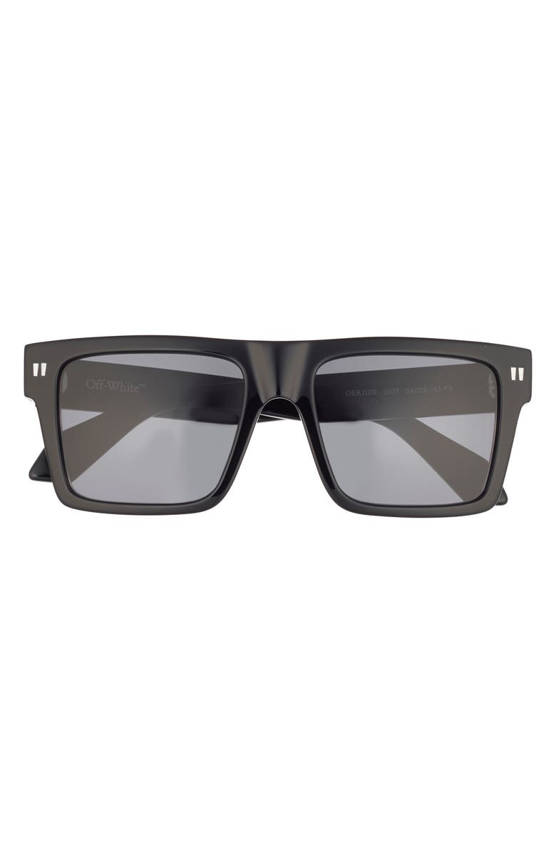Off-White Lawton 54mm Sunglasses, Main, color, Black Dark Grey