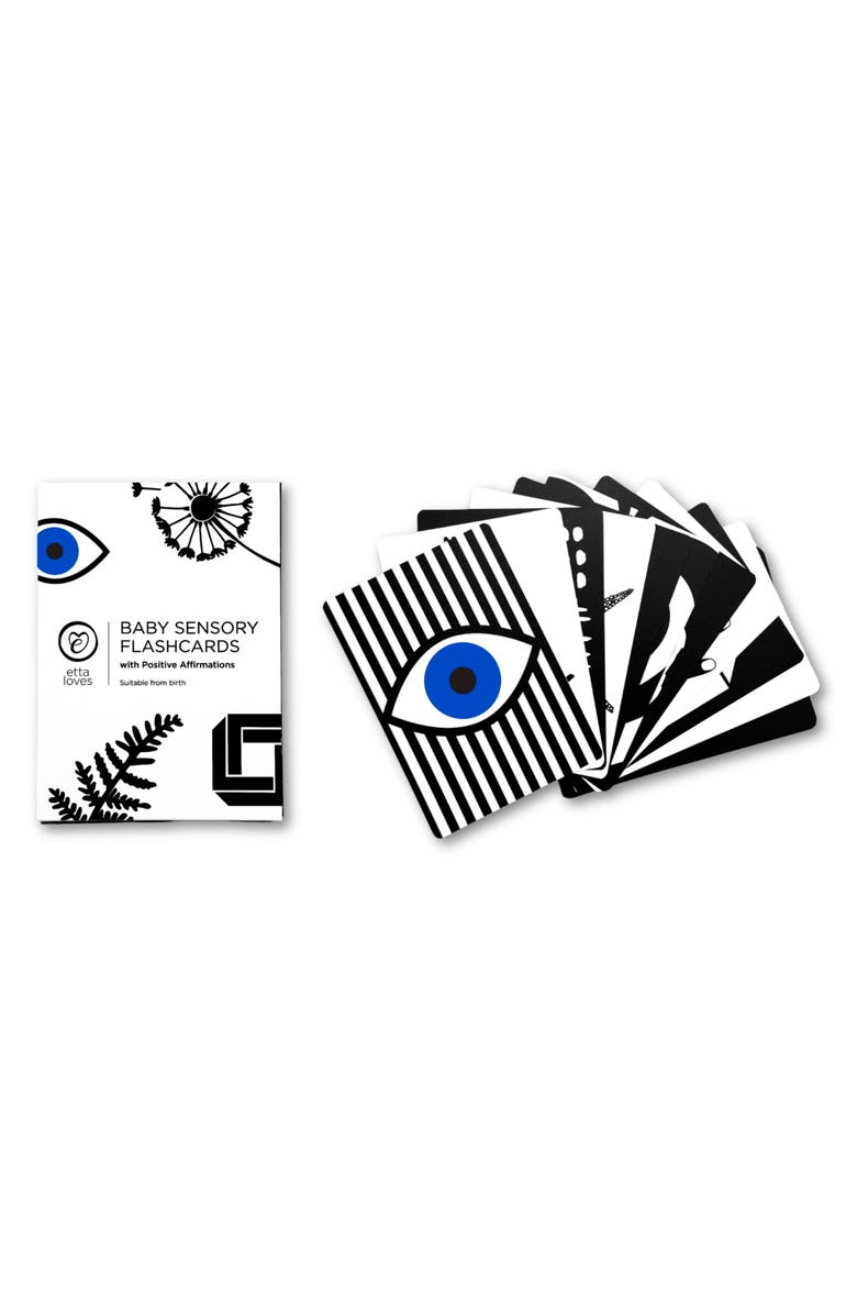 ETTA LOVES Affirmation & Sensory Flash Cards, Alternate, color, 