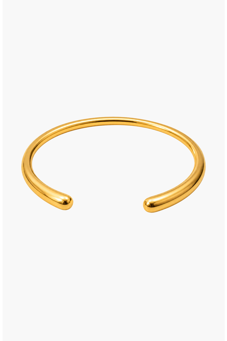 Daily Essential Rounded Bangle, Main, color, Gold
