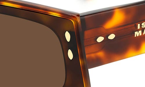 Isabel Marant 66mm Oversize Rectangular Sunglasses In Brown