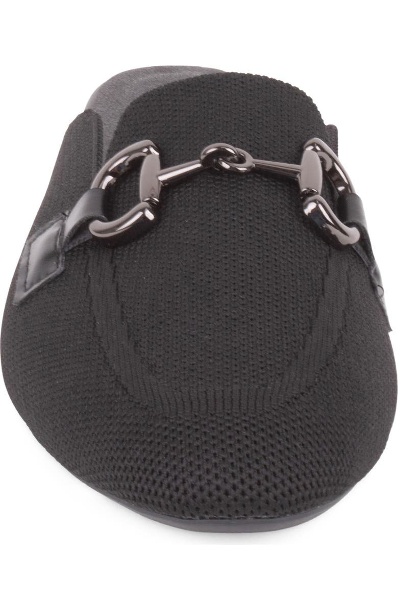 Tahari Augustine Bit Loafer Mule, Alternate, color, Black/Black