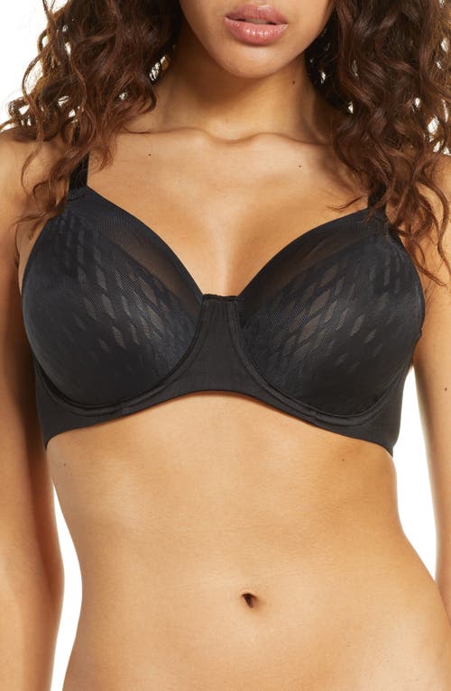 Wacoal Elevated Allure Full Coverage Underwire Bra in Black at Nordstrom, Size 38D