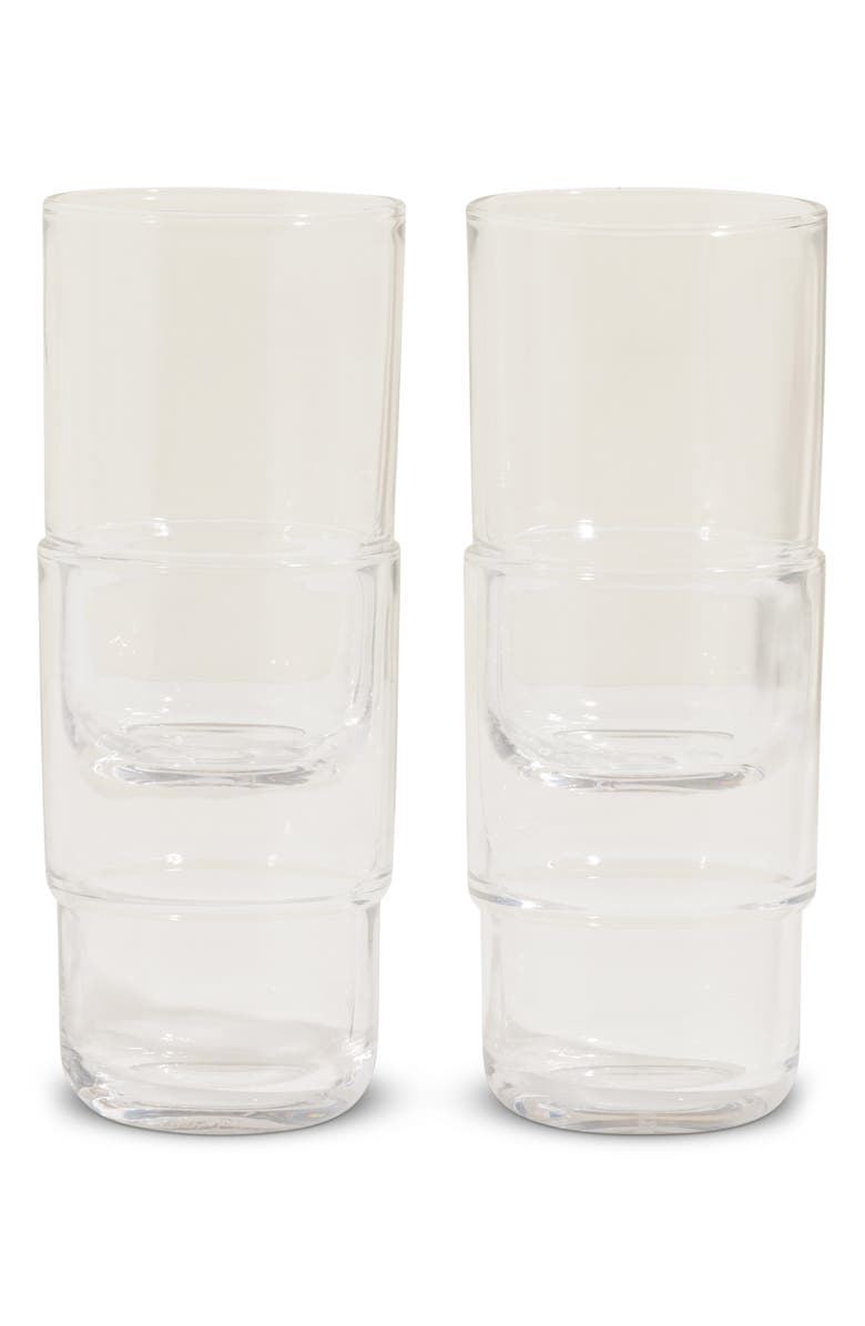 Our Place Night & Day Set of 4 Tall Glasses, Main, color,
