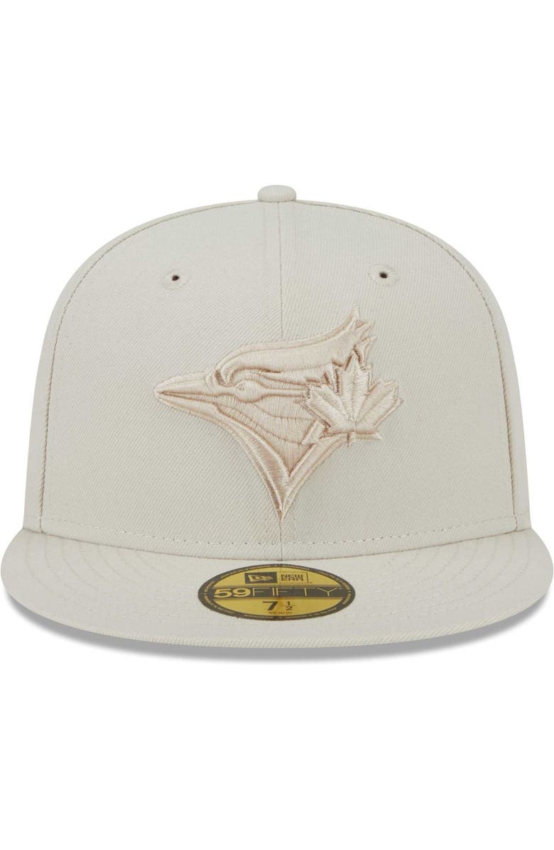 New Era Men's New Era Khaki Toronto Blue Jays Tonal 59FIFTY Fitted Hat, Alternate, color, 