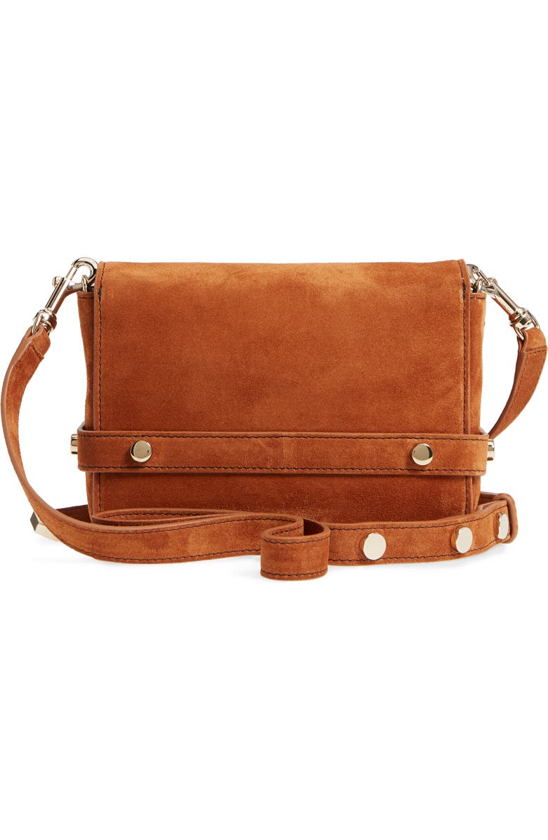 Jimmy Choo Lexi Suede Crossbody Bag, Alternate, color,