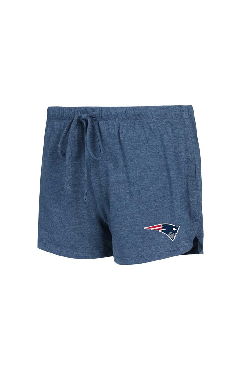 CONCEPTS SPORT Women's Concepts Sport Navy/Red New England Patriots Raglan Long Sleeve T-Shirt & Shorts Lounge Set, Alternate, color, 