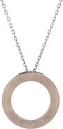 Pre-Owned Cartier 3 Diamonds Love Pendant Necklace 18K White Gold and Diamonds